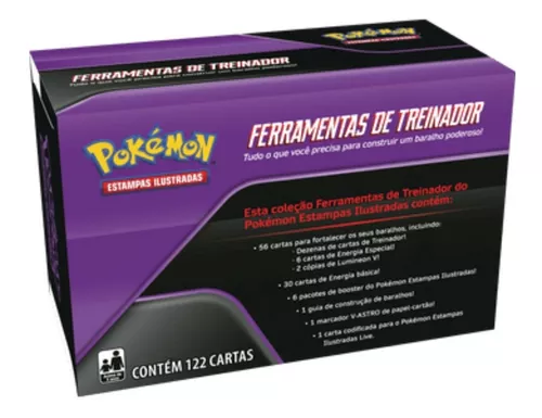 Box 122 Cartas Ferramentas De Treinador Pokémon Tcg - Copag