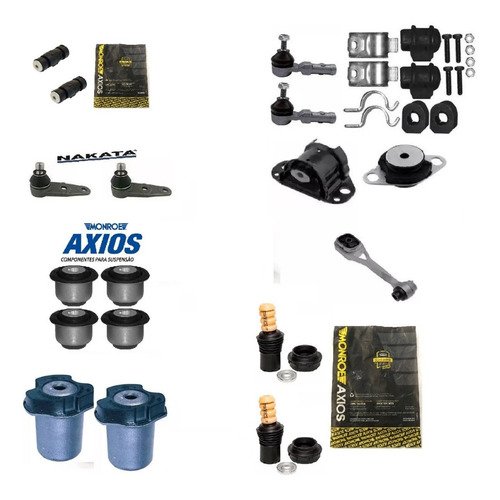 Kit Coxim Motor Bucha Bieleta Pivo Suspensão Clio 1.0 8v 16v