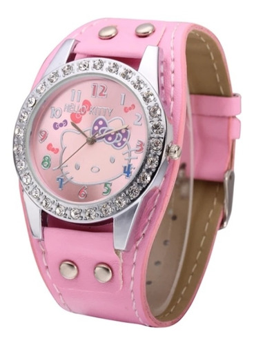 Relógio Feminino Pulso Hello Kitty Infantil Criança Adulto