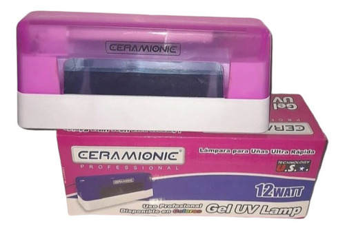 Lámpara Uñas De Gel Uv Ceramionic 12watt