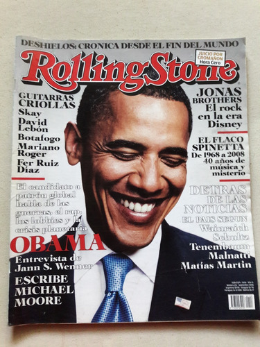 Revista Rolling Stone Nº 126 - Septiembre 2008 - Obama 