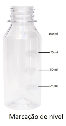 Imagem 3 de 4 de 15 Frascos Plastico 100ml Vazio + Bico Aplicador F0100b28