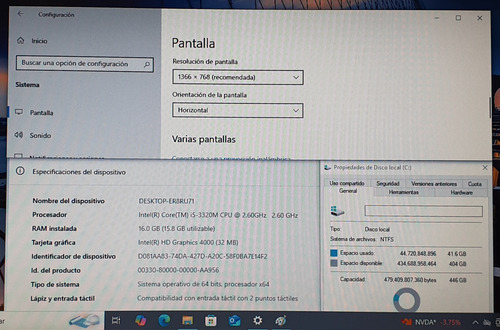 Laptop Lenovo T430 Core I5, 16gb Ram, 480 Gb Ssd (fedorimx) (Usado)