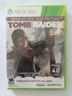 Tomb Raider Game Of The Year Edition Xbox 360 Nuevo Original