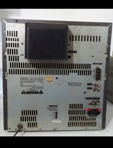 Minicomponente Aiwa Modelo Zr-600 Sin Parlantes Gris Oscuro 110 W (Usado)