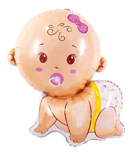 Bebé Niña Baby Shower Globo Metalizado 77×65 Cms