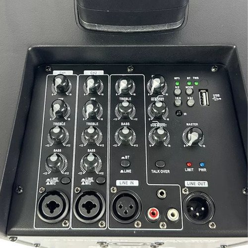 Caixa De Som Ativa 700w Waldman Bluetooth Bateria