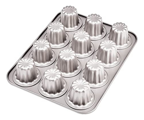 Molde Para Cupcakes Bakeley 12 Canele Mold Cake Pan Antiadhe