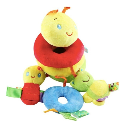 Gusano Oruga Felpa Juguete Colorido Peluche