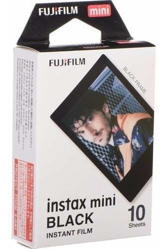 Film Pack Para Instax Mini Negro (10 Fotos X Caja)