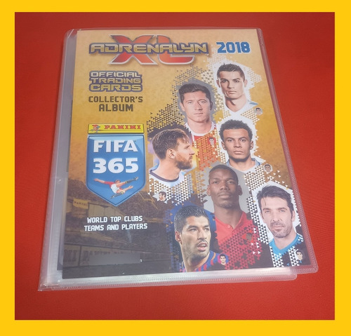 Fifa 365 2018 Panini Adrenalyn Carpeta Con 290 Tarjetas