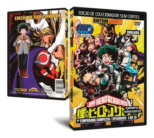 Dvd Boku No Hero Academia 4ª Temporada Completa E Dublada