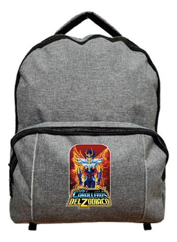 Mochila Gris 2az  Saint Seiya Ikki A818