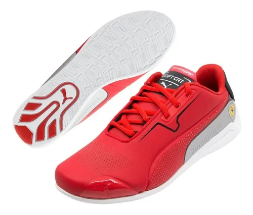 Tenis Ferrari Drift Cat 8 Rojo/gris 993502