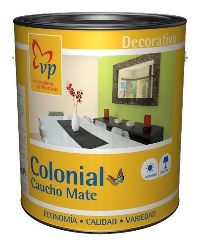 Pintura Caucho Mate Oro Canaima Vp Colonial