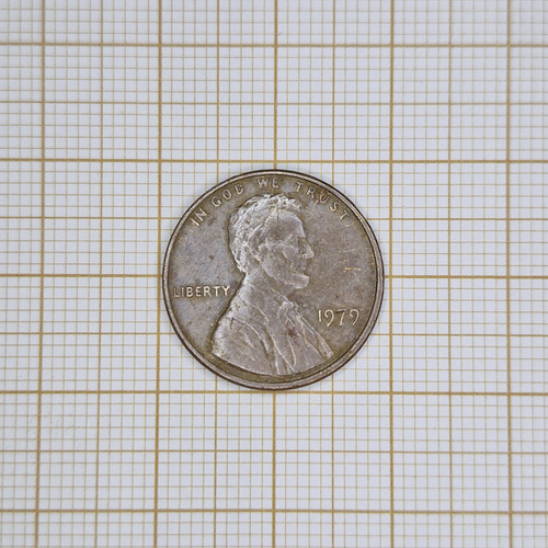 Moeda Estados Unidos 1 Cent 1979 Bronze Lincoln Memorial