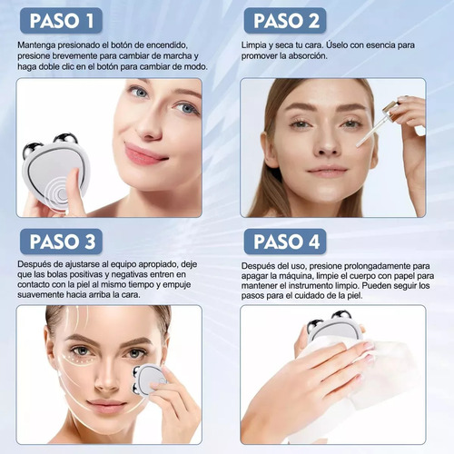 Radiofrecuencia Facial Masaje Mejorar La Piel Microcorriente