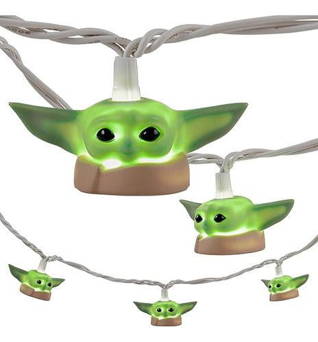 Star Wars Baby Yoda Cadena De Luces The Mandalorian The Chil