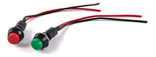 Interruptor On/off Boton Eléctrico Universal 12v Auto X2 N31