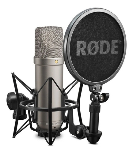Microfone Rode Nt1-a Condensador Estúdio Gravação Kit Silver