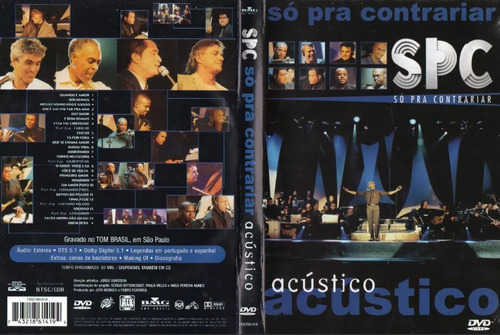 Dvd Spc Só Pra Contrariar - Acústico