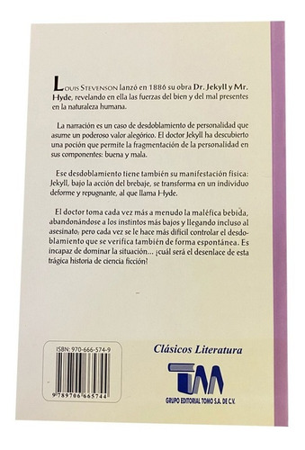 Dr. Jekyll Y Mr. Hyde. Louis Stevenson