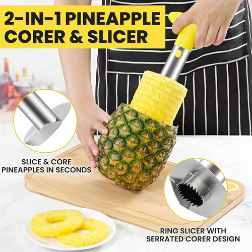 Descorazonador Y Cortador De Piña Cortador De Fruta Piña
