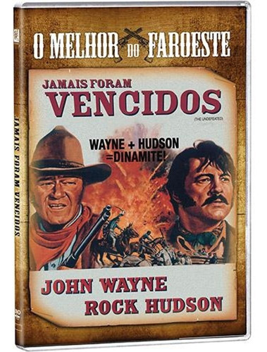 Dvd Jamais Foram Vencidos John Wayne - Original Novo Lacrado