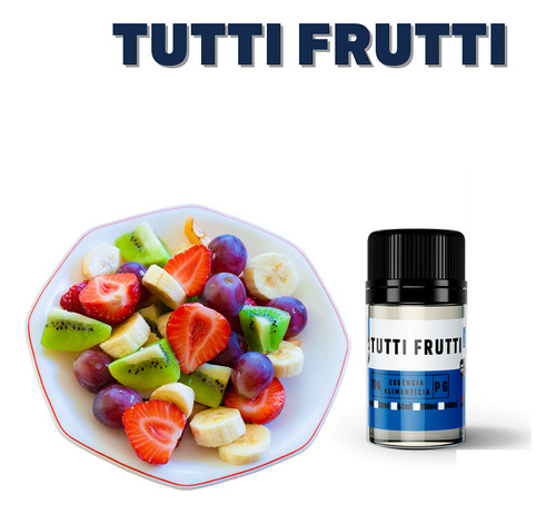 Essência Alimentícia Comestível Tutti Frutti 10ml | Tpa
