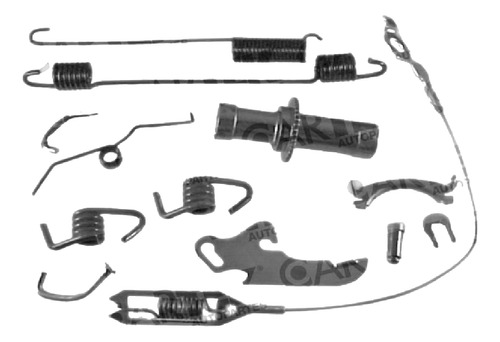 Kit Freno De Tambor Dodge Ram 2500 Van 1999-2000 Tras Ctk