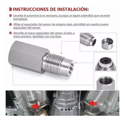 3 Conectores Del Sensor De Oxígeno Comprobar Código M18*1.5