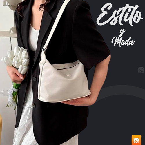 Bolsa Hombro Mano Bandolera Juvenil Casual Moda Dama Mujer