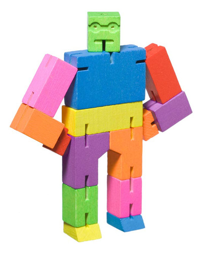 Puzzle Micro Cubebot Rompecabezas, Multicolor