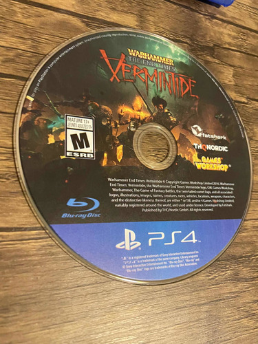 Warhammer Vermintide End Times Para Ps4 (Usado)