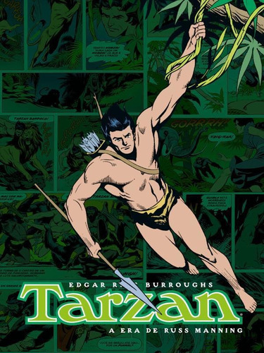 Tarzan: A Era De Russ Manning, De Burroughs, Edgard Rice / Dubois, Gaylord., Vol. Único. Editora Devir, Capa Dura Em Português, 2022