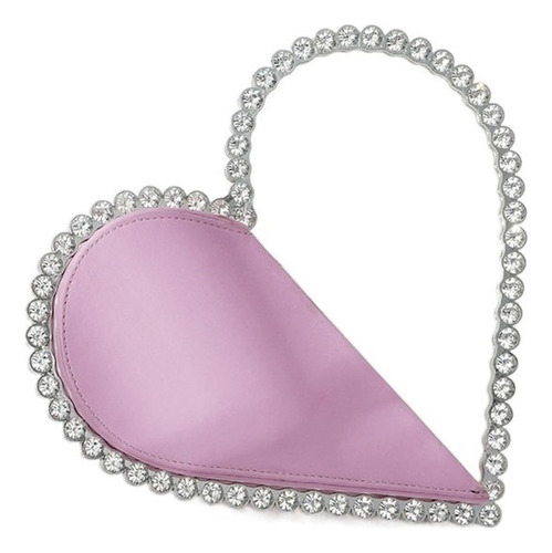 Bolso De Pulsera Diamonds Con Forma De Corazón Y Diamantes D