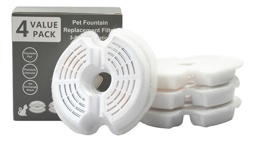 Filtro Element Filter Foam De Repuesto Para Mascotas, 4 Unid