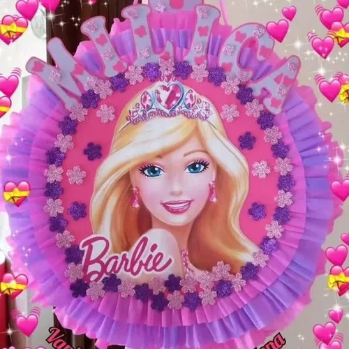 Piñata Barbie Artesanal Personalizada Modelo 22