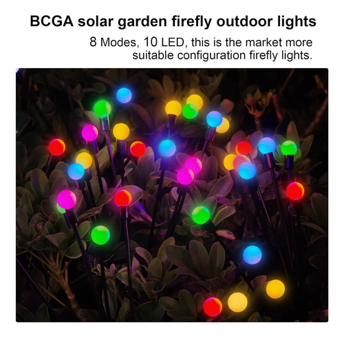 Lámpara De Tierra Firefly Ground, 2 Unidades, Decoración De