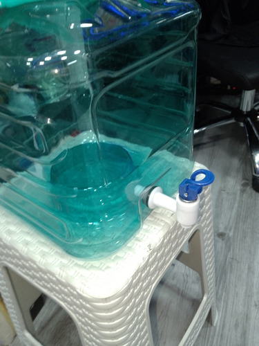 Botellón De Agua 12 Litros Boca Ancha Con Dispensador 