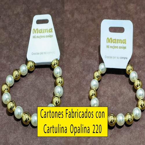 Cartón Para Pulseras De Bisutería Orfebrería Joyería