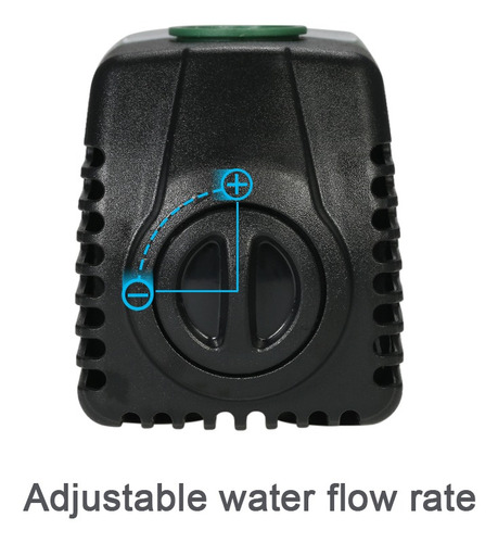 Imagen 6 de 9 de Bomba De Agua Sumergible 1500l/h 25w Para Acuario De Mesa