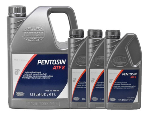 Aceite Transmision Auto. Zf 8 Cambios Atf8 Pentosin 8 Lt