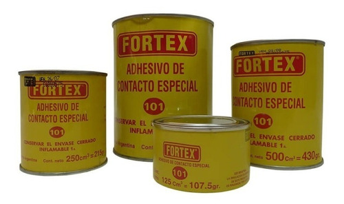 Cemento Contacto Fortex 101 Por 1/4 Kg 250cc Ramos Mejia  