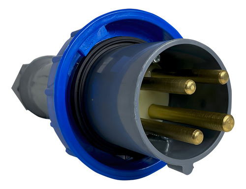 Plug Macho Termoplastico 3p+t 63a 220/240v Az 9h Ip67