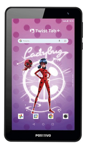 Tablet Twist Tab+ Lady Bug 2gb 64gb Preto Positivo