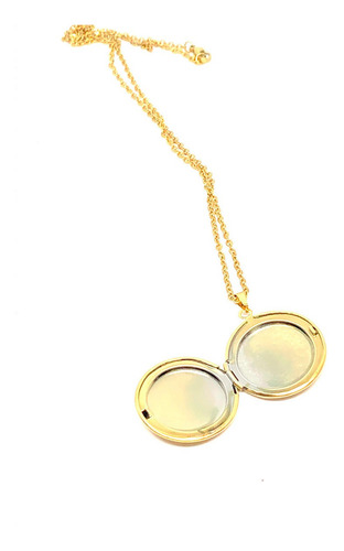 Imagen 6 de 10 de Relicario Acero Inoxidable Dorado Corazon