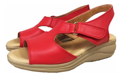 Imagen 2 de 2 de Fg Sandalias Rojas 239