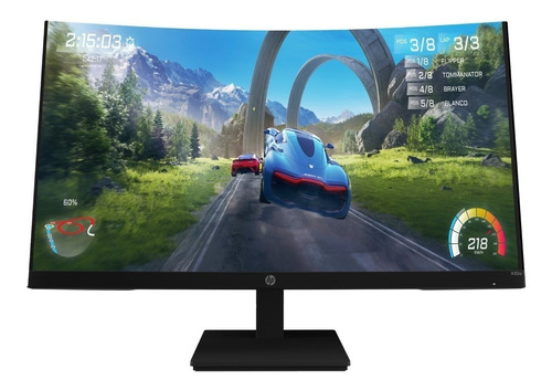 Monitor gamer curvo HP X X32c VA 31.5" negro 100V/240V