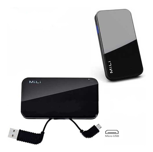 Bateria Recargable Mili Powerbank Micro Usb 2000mah 